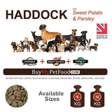 Haddock with Sweet Potato & Parsley Grain Free Dog Food (6Kg or 12Kg)