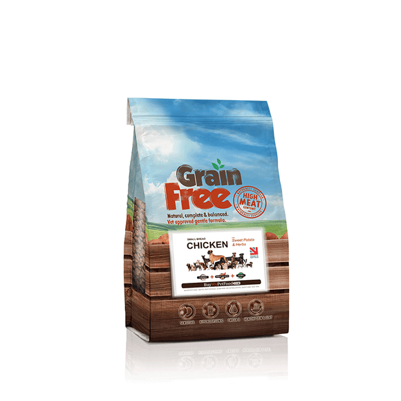 Small Breed Chicken Sweet Potato & Herbs Grain Free Dog Food (6Kg)